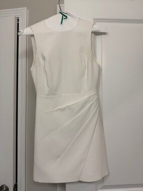 Alice + Olivia White Dress